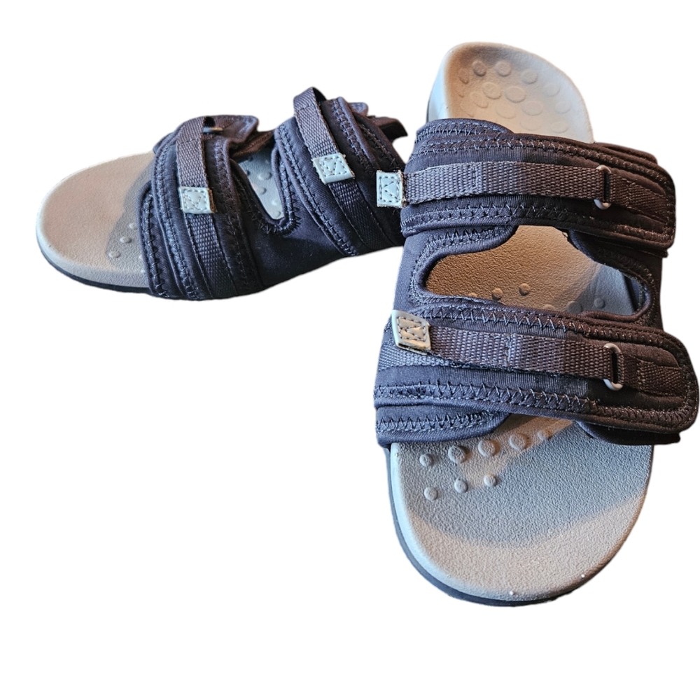 VIONIC Size 7 Sarah Blue Orthotic Adjustable Women's Sandals